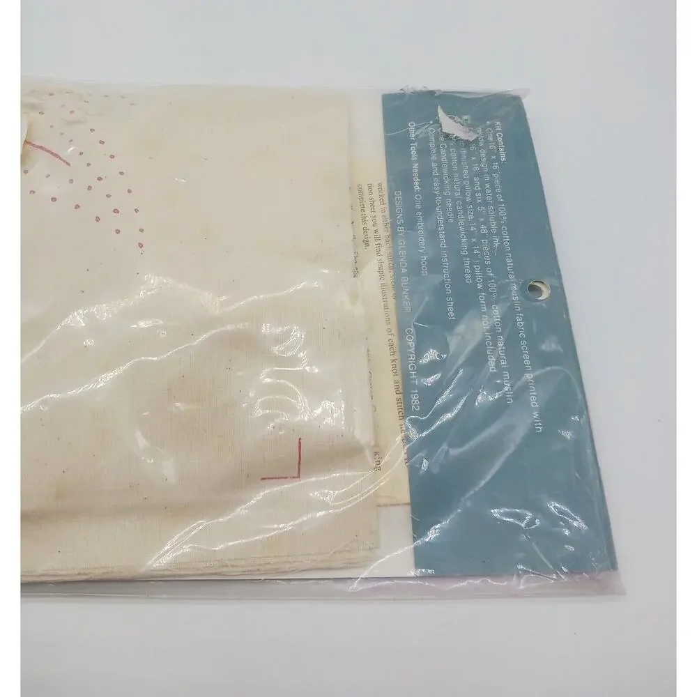 Vintage Candlewicking Tulip Design No 2280 Kit Down On The Farm Originals 1982 - Picture 10 of 10